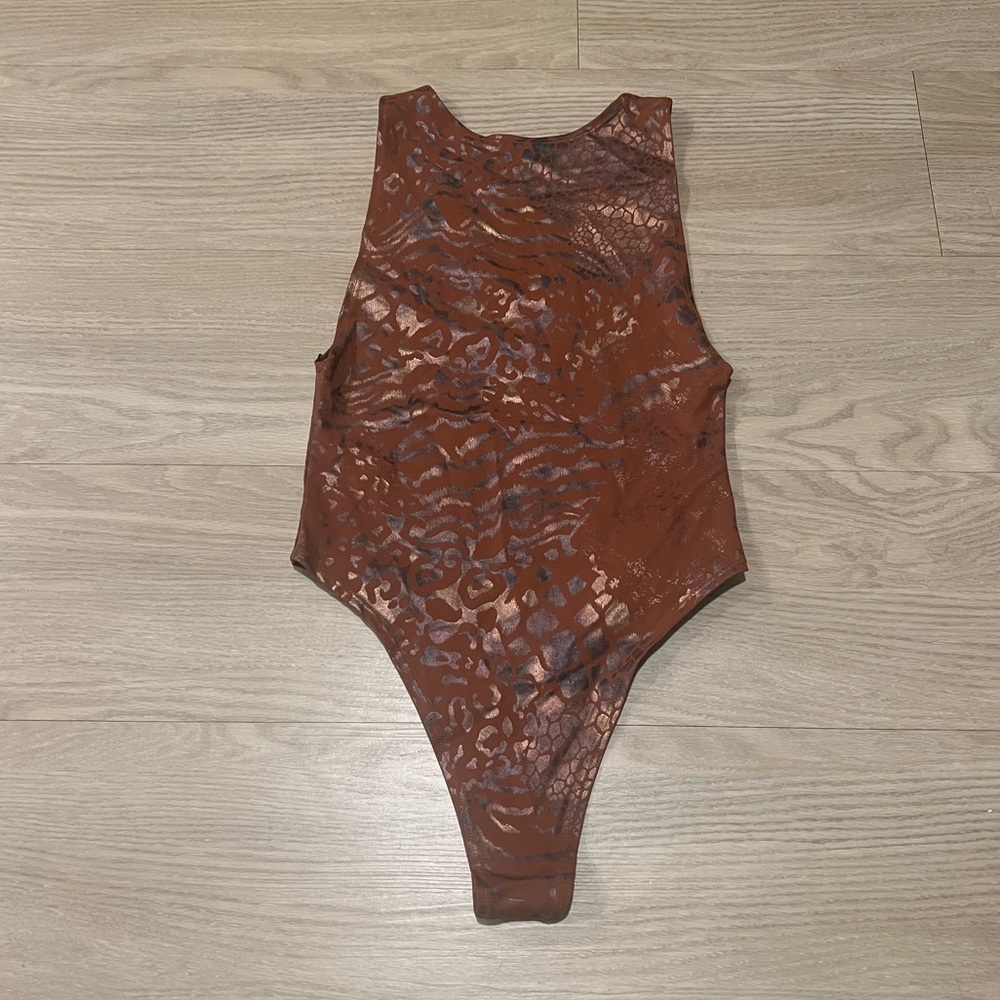 Freedom Rave Wear Animal Print Body Suit Size Medium